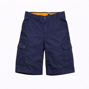 Wear First Mens Cargo Shorts Navy Orange Size 30x11